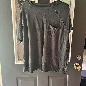 Aerie Charcoal Short Sleeve Tee